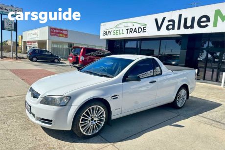 White 2010 Holden Commodore Utility Omega (D/Fuel)