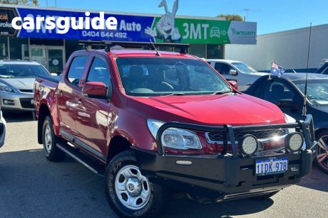 Red 2015 Holden Colorado Ute Tray 4x4 LX RG