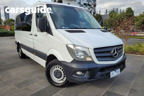 White 2016 Mercedes-Benz Sprinter Commercial 319CDI Low Roof MWB 7G-Tronic