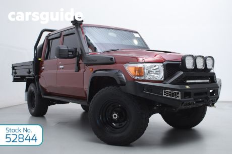 Red 2022 Toyota Landcruiser 70 Series Double Cab Chassis LC79 GXL