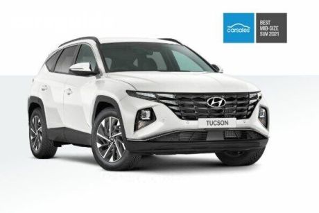 White 2024 Hyundai Tucson Wagon Elite (awd)