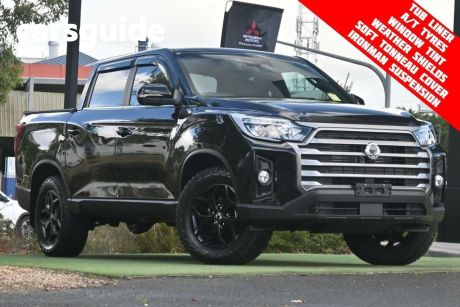 Black 2023 Ssangyong Musso Crew Cab Pickup Ultimate LUX