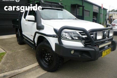 White 2019 Holden Colorado Space Cab Chassis LS (4X4) (5YR)