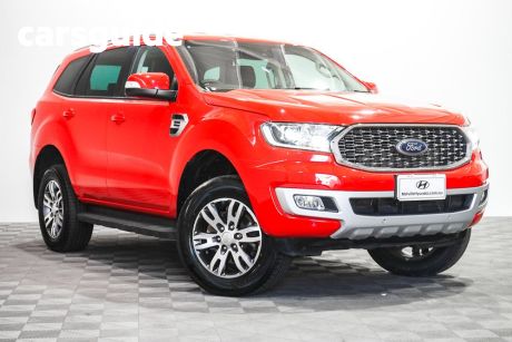 Red 2021 Ford Everest Wagon Trend (4WD)