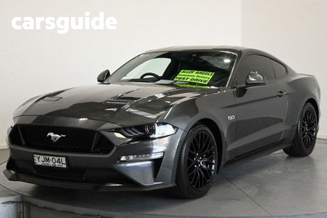 Grey 2019 Ford Mustang Coupe Fastback GT 5.0 V8