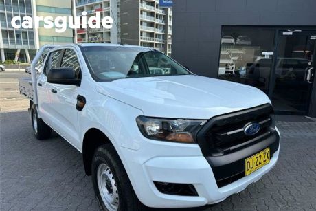 White 2018 Ford Ranger Crew Cab Chassis XL 2.2 HI-Rider (4X2)