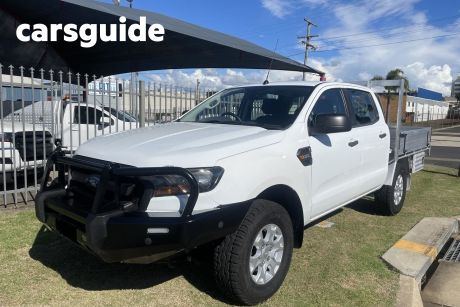 White 2017 Ford Ranger Crew Cab Chassis XL 3.2 (4X4)