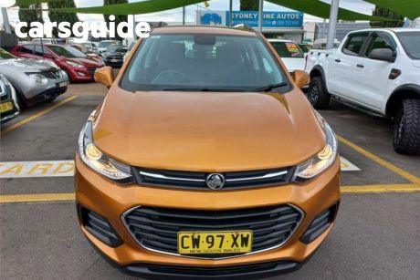 Orange 2017 Holden Trax Wagon LS