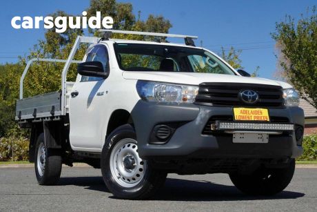 White 2019 Toyota Hilux Cab Chassis Workmate HI-Rider