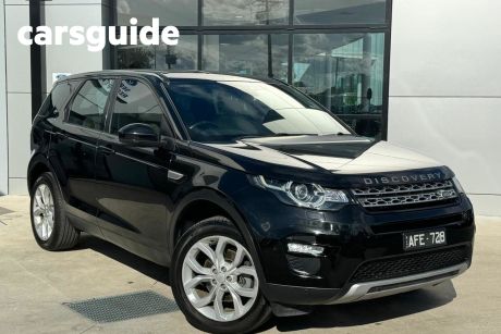 Black 2015 Land Rover Discovery Sport Wagon TD4 HSE