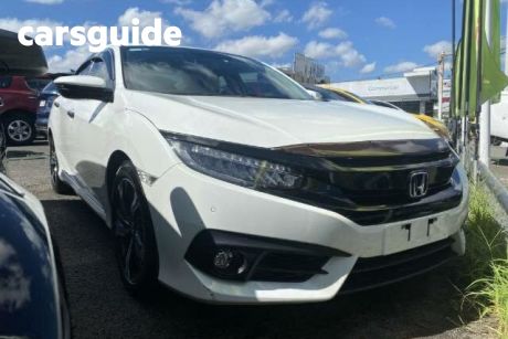 White 2016 Honda Civic Sedan RS
