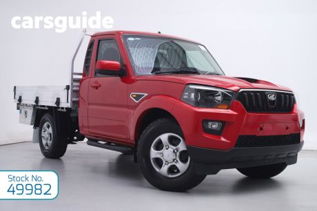 Red 2018 Mahindra PIK-UP Cab Chassis 2WD