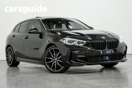 Black 2021 BMW 118I Hatchback M Sport