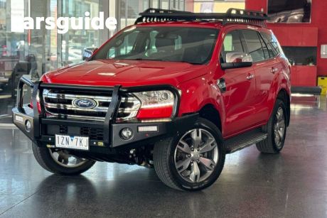 Red 2017 Ford Everest Wagon Titanium