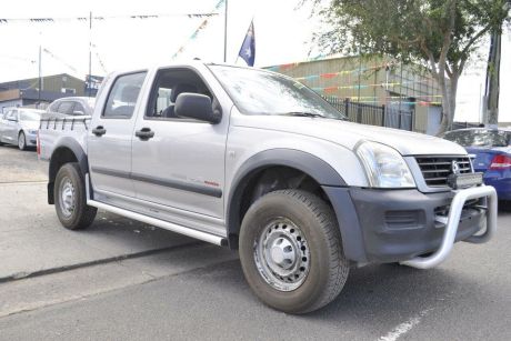 Silver 2003 Holden Rodeo Crew Cab Pickup LX (4X4)