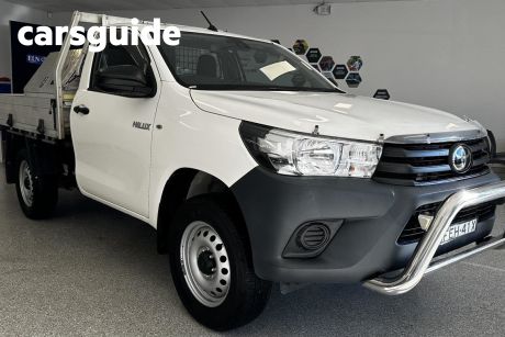 White 2021 Toyota Hilux Cab Chassis Workmate HI-Rider