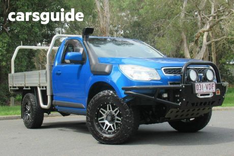 Blue 2015 Holden Colorado Cab Chassis LS (4X4)