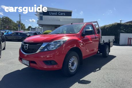 Red 2016 Mazda BT-50 Cab Chassis XT (4X2)