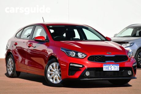 Red 2020 Kia Cerato Hatchback S Safety Pack