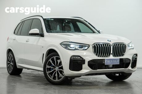 White 2019 BMW X5 Wagon Xdrive 30D M Sport (5 Seat)