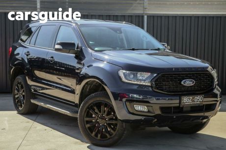 Blue 2020 Ford Everest Wagon Sport (4WD 7 Seat)