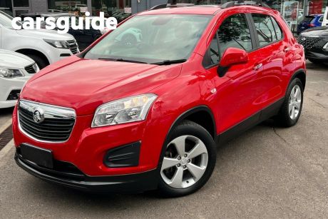 Red 2015 Holden Trax Wagon LS Active