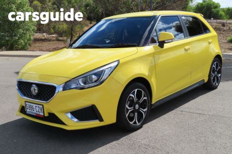 Yellow 2019 MG MG3 Auto Hatchback Excite (with Navigation)