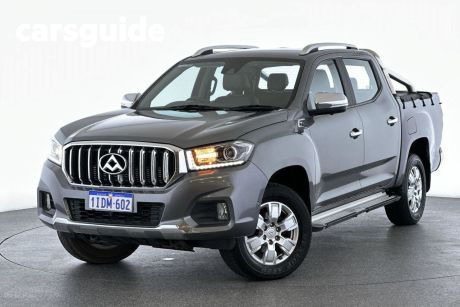 Grey 2019 LDV T60 Double Cab Utility Luxe (4X4)