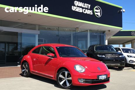 Red 2014 Volkswagen Beetle Hatchback