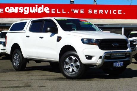 White 2019 Ford Ranger Double Cab Chassis XL 2.2 (4X4)