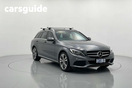 Grey 2017 Mercedes-Benz C200 Wagon