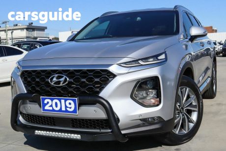 Silver 2019 Hyundai Santa FE Wagon Elite