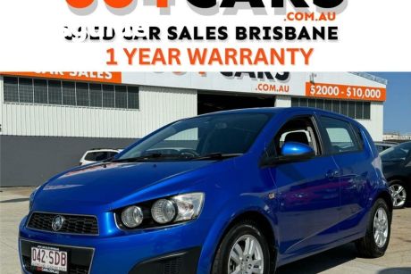 Blue 2012 Holden Barina Hatchback CD