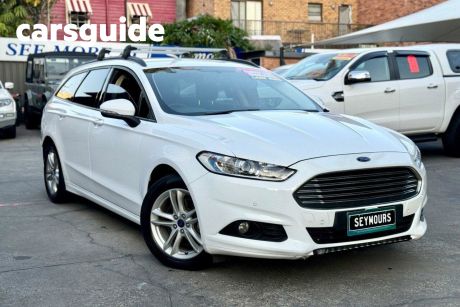 White 2017 Ford Mondeo Wagon MD Ambiente Wagon 5dr PwrShift 6sp 2.0DT MY18.25