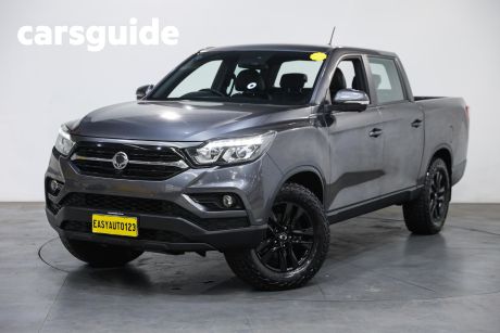 Grey 2020 Ssangyong Musso Dual Cab Utility Ultimate