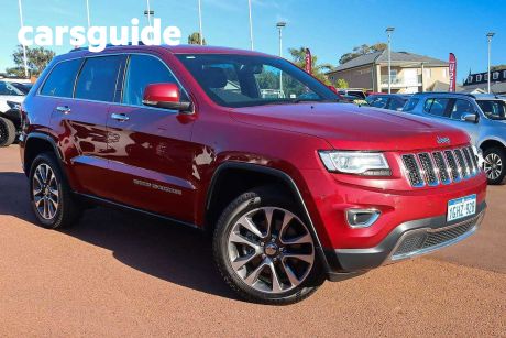 Red 2017 Jeep Grand Cherokee Wagon Limited (4X4)