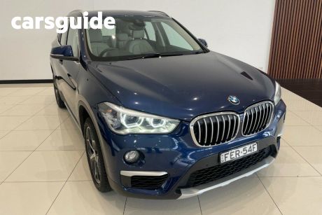 Blue 2018 BMW X1 Wagon Sdrive 18D