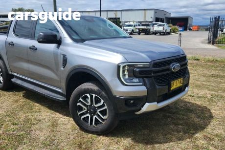 Silver 2022 Ford Ranger Double Cab Pick Up Sport 2.0 (4X4)