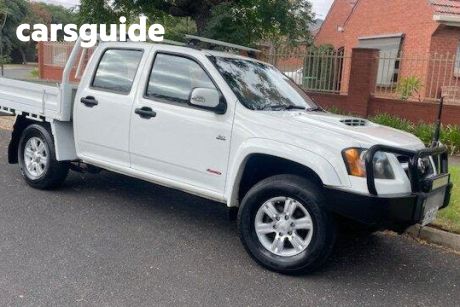 White 2009 Holden Colorado Cab Chassis LX (4X4)