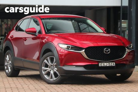 Red 2021 Mazda CX-30 Wagon G20 Touring Vision (fwd)