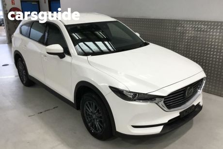 White 2021 Mazda CX-8 Wagon Sport (fwd)