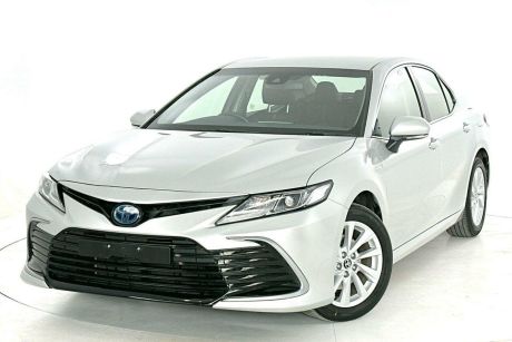 Silver 2022 Toyota Camry Sedan Ascent Hybrid