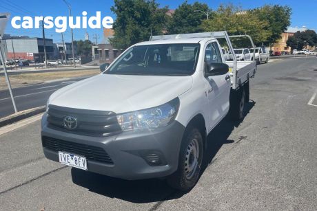 White 2021 Toyota Hilux Cab Chassis Workmate HI-Rider (4X2)