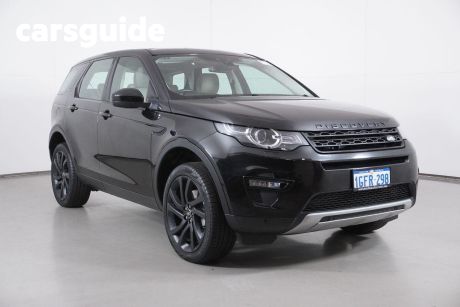 Black 2016 Land Rover Discovery Sport Wagon TD4 HSE
