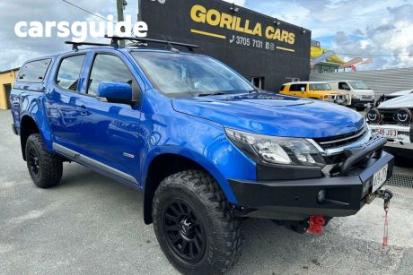 Blue 2019 Holden Colorado Ute Tray RG LS Utility Crew Cab 4dr Spts Auto 6sp 2.8DT MY16