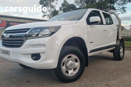 White 2018 Holden Colorado Crew Cab Chassis LS (4X4)