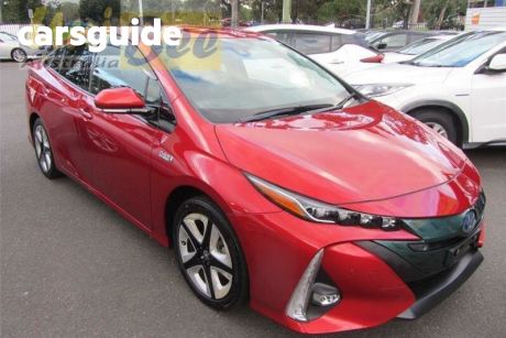 Red 2019 Toyota Prius Hatch Plug-in Hybrid