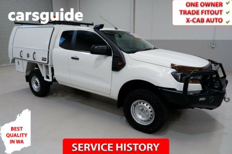 White 2017 Ford Ranger Super Cab Chassis XL 3.2 (4X4)