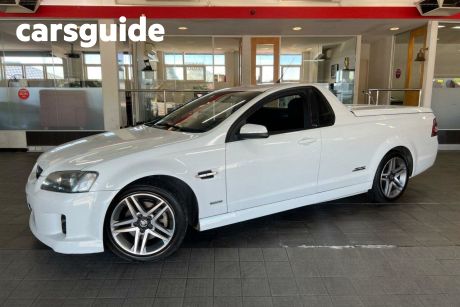 White 2010 Holden Commodore Utility SS