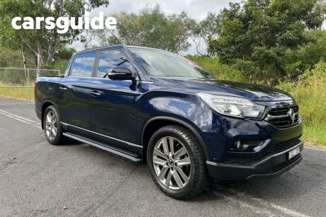 Blue 2018 Ssangyong Musso Dual Cab Utility Ultimate